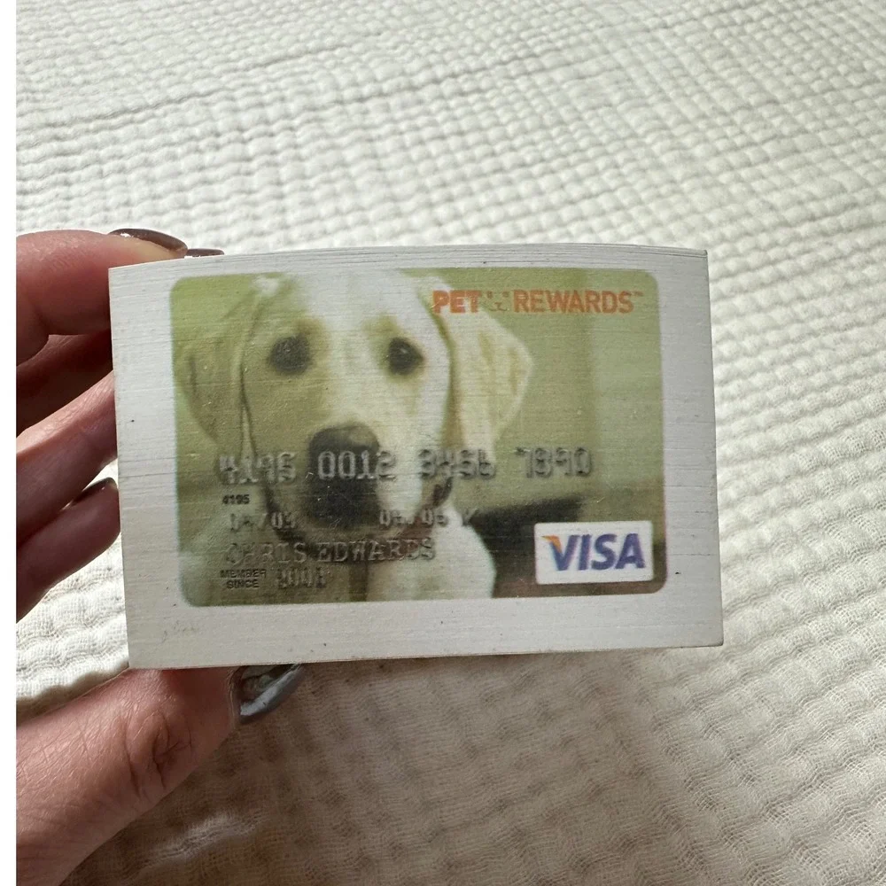 VISA pet rewards card promotional advertising notepad dog cat 3
